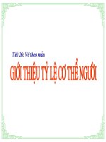 tiet 26: gioi thieu ty le nguoi