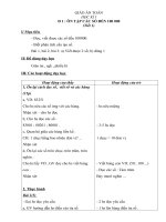 Giáo án Toán 4-Kì 1