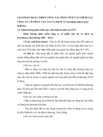 GIẢI PHÁP HOÀN THIỆN CÔNG TÁC PHÂN TÍCH TÀI CHÍNH TẠI CÔNG TY CỔ PHẦN VẬN TẢI VÀ DỊCH VỤ PETROLIMEX HẢI PHÒNG