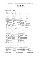 Final Test for Backpack 5