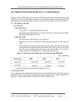 Xây dựng kế hoạch kinh doanh cho Cơ sở Hưng Quang