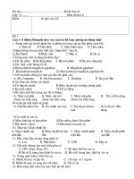 de kiem tra hoc ky I tin hoc 6