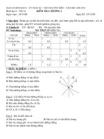 Đề KT HH6 ( có ma trận - Đáp án )