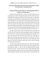 Một số giải pháp nhằm hoàn thiện công tác thẩm định tài chính tại Sở giao dịch I trong thời gian tới