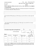 Ktra thuc hanh 45''''(số1) Lí9