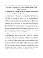 LÝ LUẬN CHUNG VỀ TỔ CHỨC CÔNG TÁC KẾ TOÁN TẬP HỢP CHI PHÍ SẢN XUẤT VÀ TÍNH GIÁ THÀNH SẢN PHẨM TRONG DOANH NGHIỆP XÂY DỰNG