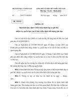 Du thao thanh lap, nhiem vu, giai the to chuc KDCL GD