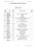 GIÁO ÁN TUẦN 16 LỚP 4( CKTKN)