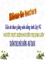 ga du thi cap tinh anh 9 unit 4