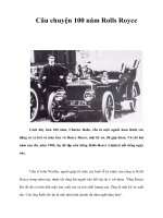 Câu chuyện 100 năm Rolls Royce