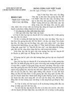 Bản thành tích 4 năm thực hiện cuộc vận động