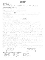 dE CUONG ON TAP HOC KY i