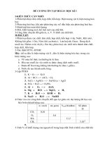 de cuong on tap hoa 8 hk1