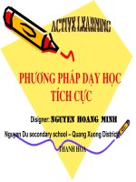 Active learning( Day-Học tích cực)