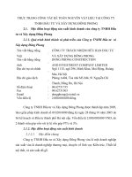 THỰC TRẠNG CÔNG TÁC KẾ TOÁN NGUYÊN VẬT LIỆU TẠI CÔNG TY TNHH ĐẦU TƯ VÀ XÂY DỰNG ĐÔNG PHONG