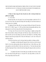 MỘT SỐ KIẾN NGHỊ NHẰM HOÀN THIỆN CÔNG TÁC KẾ TOÁN TẬP HỢP CHI PHÍ SẢN XUẤT VÀ TÍNH GIÁ THÀNH SẢN PHẨM Ở XÍ NGHIỆP SẢN XUÁT THIẾT BỊ CHIẾU SÁNG