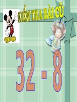 toán lớp 2 bài : 52 - 28