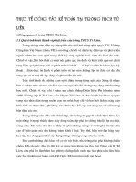 Thực tế công tác kế toán tại trường thcs tứ liên