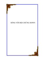 SỐNG VỚI HỘI CHỨNG DOWN