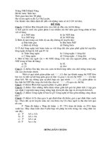 Đề thi HSG Sinh L9