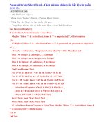 KỶ THUẬT PHÁ MẬT KHẨU TRONG