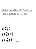 Bài 1. Hàm số