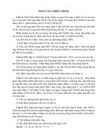 mot so bai tap nhiet nhom