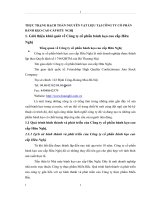 THỰC TRẠNG HẠCH TOÁN NGUYÊN VẬT LIỆU TẠI CÔNG TY CỔ PHẦN BÁNH KẸO CAO CẤP HỮU NGHỊ