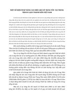 MỘT SỐ BIỆN PHÁP NÂNG CAO HIỆU QUẢ SỬ DỤNG VỐN  TẠI TRUNG TÂM DU LỊCH THANH NIÊN VIỆT NAM