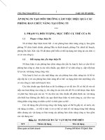 ÁP DỤNG 5S TẠO MÔI TRƯỜNG LÀM VIỆC HIỆU QUẢ CÁC PHÒNG BAN CHỨC NĂNG TẠI CÔNG TY