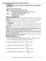 giai toan lap phuong trinh lop 9