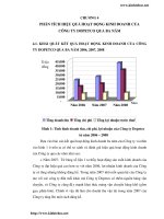 PHÂN TÍCH HIỆU QUẢ HOẠT ĐỘNG KINH DOANH CỦA CÔNG TY DOPETCO QUA BA NĂM