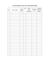 Sổ theo dõi khối