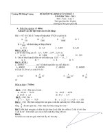 ề kiểm tra cuối kỳ 1 môn toán lớp 4,5