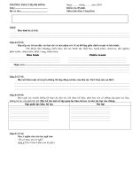 KIỂM TRA 1 TIẾT - GDCD 9