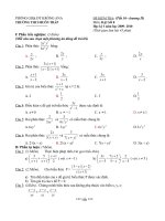 ĐỀ KT ĐẠI SỐ 8-TIẾT 36 CHƯƠNG II