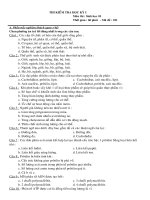Đề thi học kì 1-Sinh 10-đ3