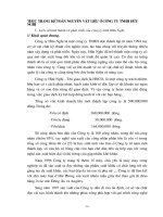 THỰC  TRẠNG  KẾ TOÁN  NGUYÊN  VẬT  LIỆU  Ở CÔNG  TY  TNHH  HỮU  NGHỊ