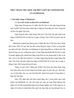 THỰC TRẠNG THU NHẬP  CHI PHÍ VÀ KẾT QUẢ KINH DOANH CỦA HABUBANK