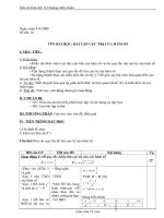 Bài tập cực trị của hàm số