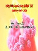 Phép trừ PV 6