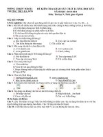 Đề Thi Tin 9-có hai 2đề-đáp án