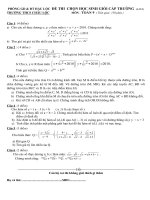 Đề Thi Chọn HSG  Cấp Trường TBCS Châu Lộc.Hậu Lộc