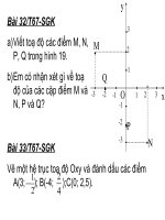 Đại số 7 -  Tiết 32
