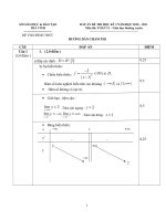 Dap an thi HKI mon Toán (GDTX) nam 2010