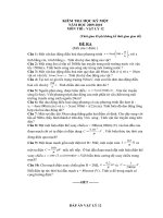 Đề ôn HK I Lý 12 số 6