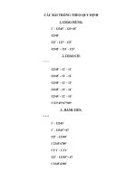 CÁC BÀI TRỐNG QUY ĐỊNH