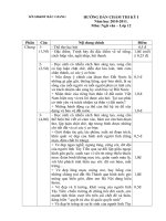 Huong dan cham diem Van 12 HKI 2010 - 2011