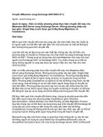 Chuyển MDaemon sang Exchange 2007/2003 (P.1)