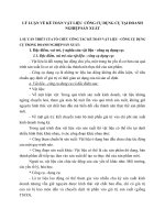 LÝ LUẬN VỀ KẾ TOÁN VẬT LIỆU  CÔNG CỤ DỤNG CỤ TẠI DOANH NGHIỆP SẢN XUẤT